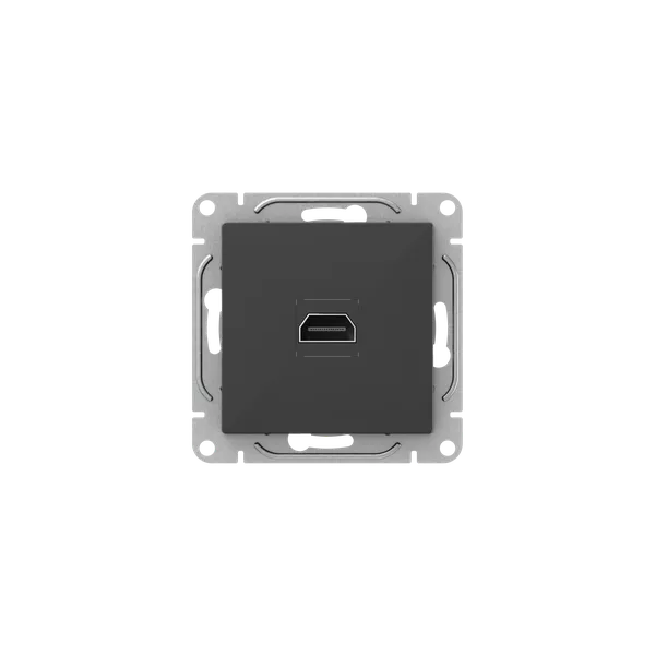Механизм розетки HDMI, чёрный Эпика EKF