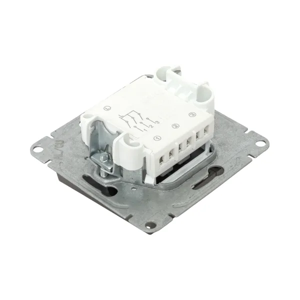 Механизм выключателя, трёхклавишный, мокко Эпика EKF