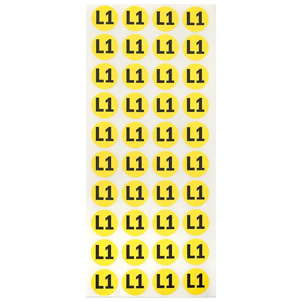 Наклейка "L1" d=20 EKF PROxima