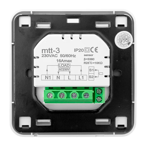 Термостат для теплых полов механический 16 A 230В EKF