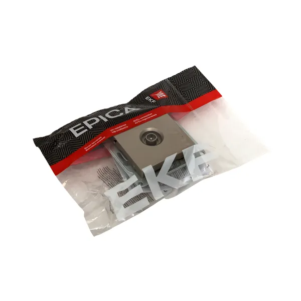 Механизм розетки TV, одиночная, шампань Эпика EKF