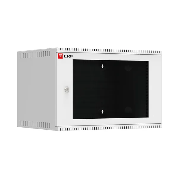 Шкаф телекоммуникационный настенный 6U (600х550) стекло, Astra серия EKF PROxima