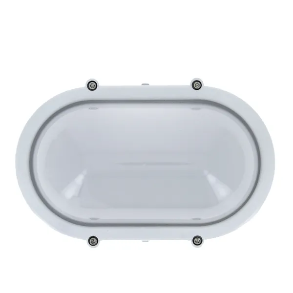 Светильник светодиодный ЖКХ металл белый овал 8Вт IP65 серии PWD-LED EKF Proxima