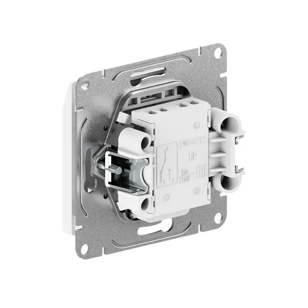 Механизм выключателя, карточный, с подсветкой, кремовый Эпика EKF