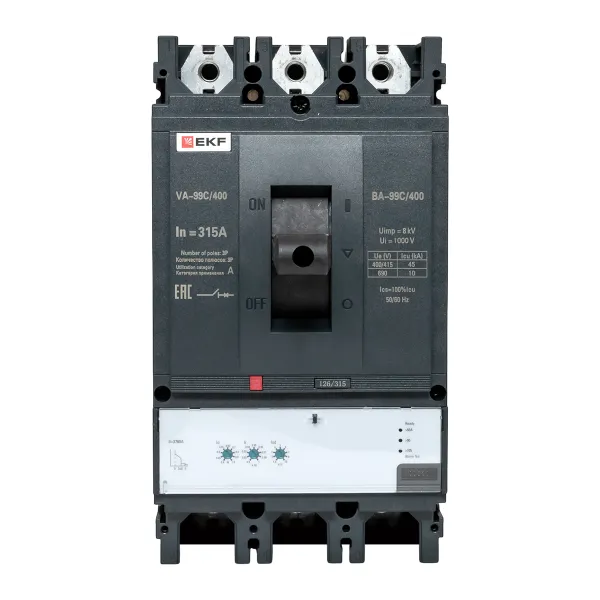 Выключатель автоматический ВА-99C 400/315А 3P 45кА EKF