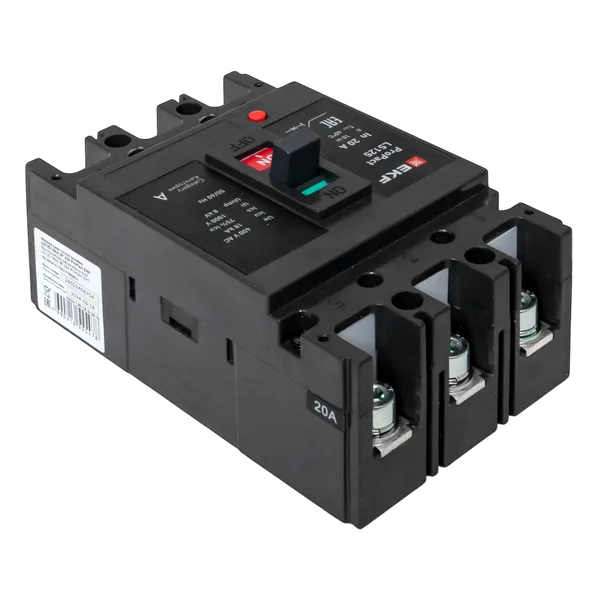 Автоматический выключатель LS125 18кА 3P 20А ProPact EKF