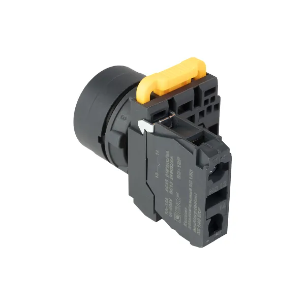 Кнопка SB-31 плоская с фиксацией 1NO красная IP65 EKF