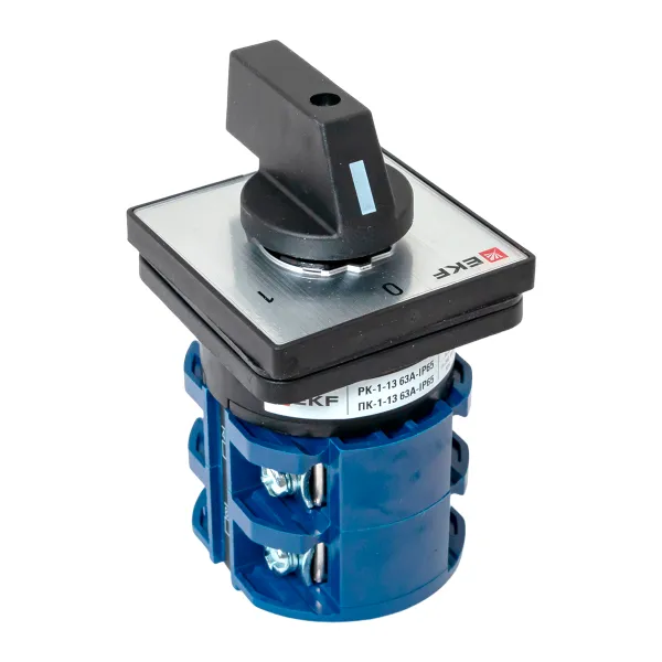 Переключатель кулачковый ПК-1-13 63А 3P «0-1» IP65 EKF