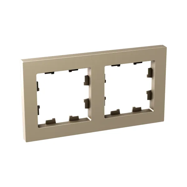 2 - местная рамка, шампань, пластик Эпика EKF