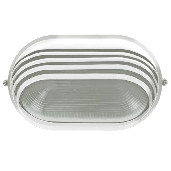 Светильник BLS-1407 белый/овал ресничка 60Вт IP54 EKF Basic