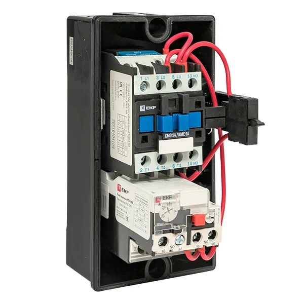 Пускатель в корпусе КМЭ 9А 230В с РТЭ Ir-0,63-1А IP65 EKF PROxima