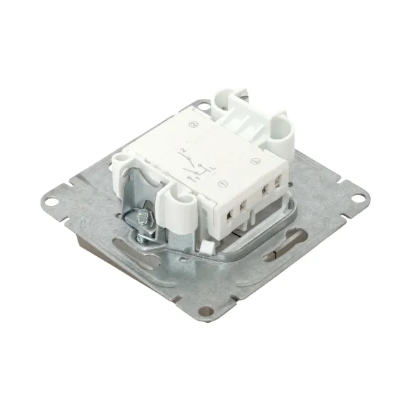 Механизм выключателя, двухклавишный, шампань Эпика EKF