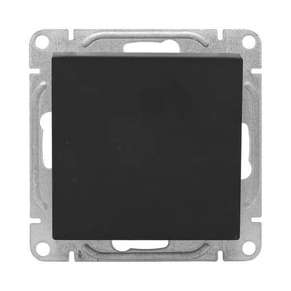 Механизм выключателя, одноклавишный, перекрёстный, чёрный Эпика EKF