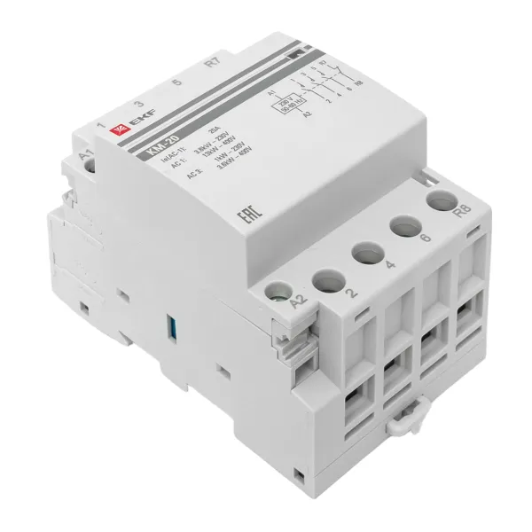 Контактор модульный КМ 20А 3NО+NC (3 мод.) EKF PROxima. Цены ...