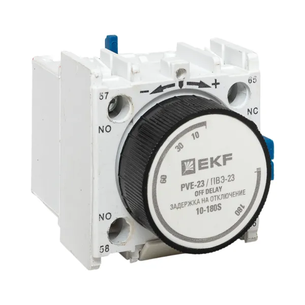 Приставка выдержки времени отключения ПВЭ-23 10-180сек NO+NC EKF PROxima