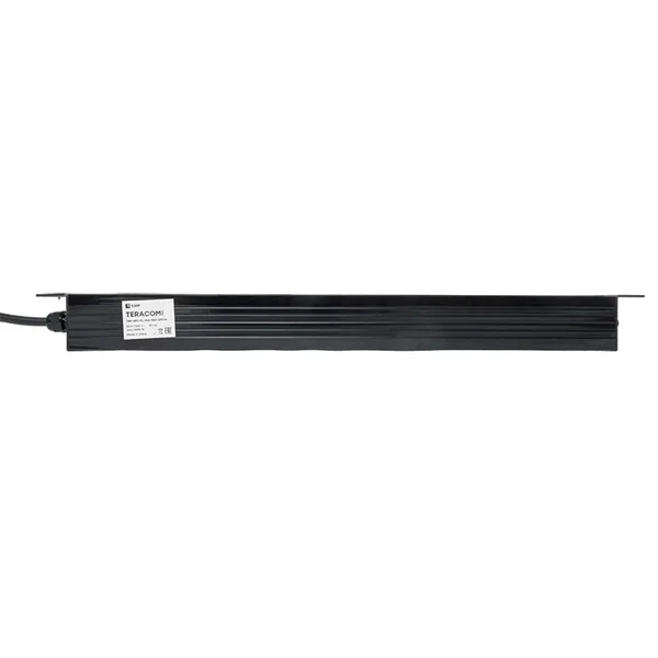 Блок розеток PDU TERACOM PRO 19" 1U 10А/250В 9 розеток Schuko шнур питания длиной 2 метра сечение 3x1,5 мм2 вилка C14 корпус пластик черный