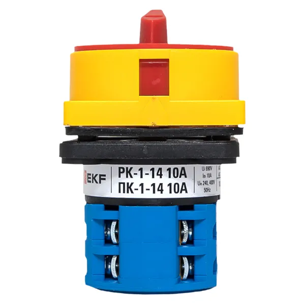 Переключатель кулачковый ПК-1-14 10А 4P "0-1" с блокировкой IP65 EKF PROxima
