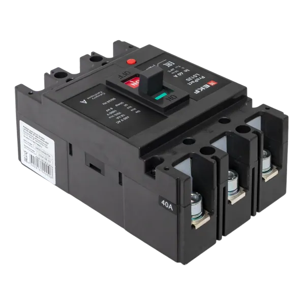 Автоматический выключатель LS125 18кА 3P 40А ProPact EKF