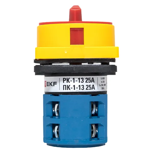 Переключатель кулачковый ПК-1-13 25А 3P "0-1" с блокировкой IP65 EKF PROxima