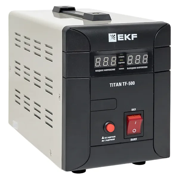 Стабилизатор напряжения симисторный напольного исполения TITAN -TF-500 EKF