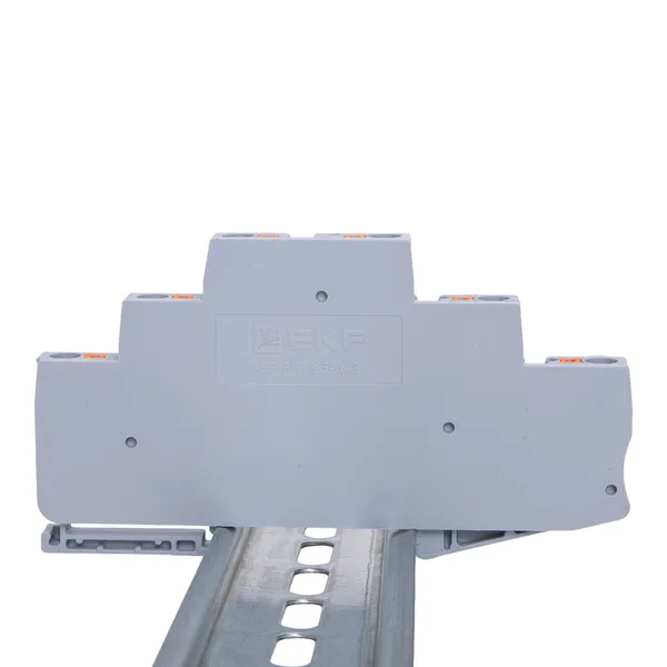 Заглушка для пружинной трехуровневой 2.5 Push-in серая