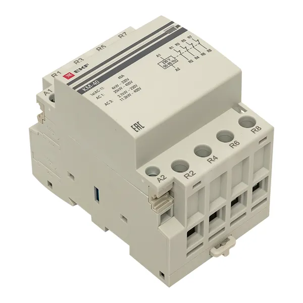 Контактор модульный КМ 40А 4NC (3 мод.) EKF PROxima