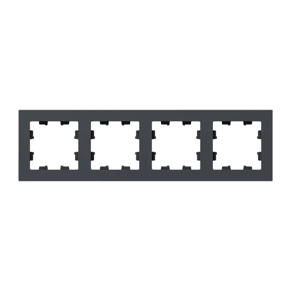 4 - местная рамка, графит, пластик Эпика EKF