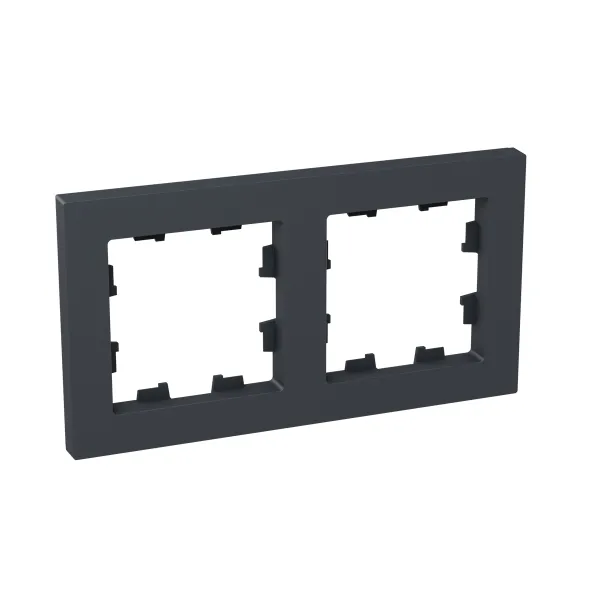 2 - местная рамка, графит, пластик Эпика EKF