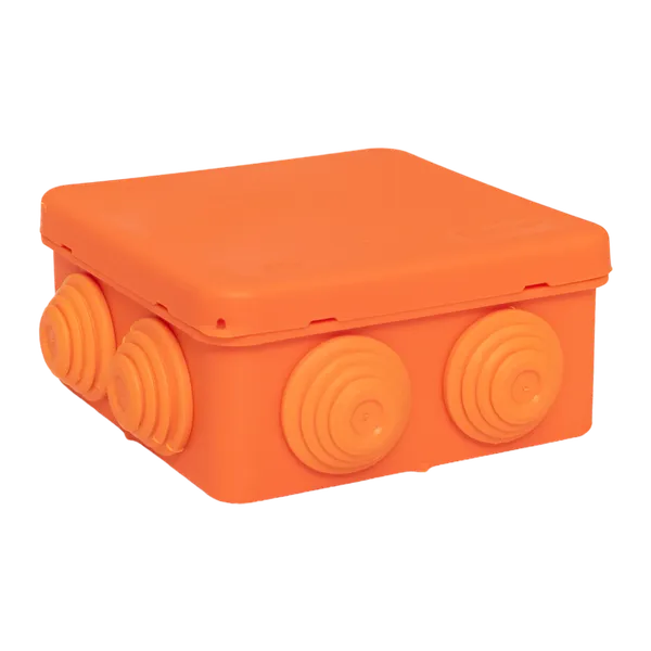Коробка огнестойкая E45 85х85х40мм с клеммниками 5 полюсов 0,5-6мм2 IP55 HF EKF