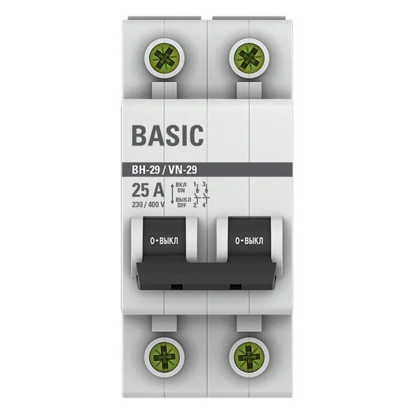 Выключатель нагрузки 2P 25А ВН-29 Basic