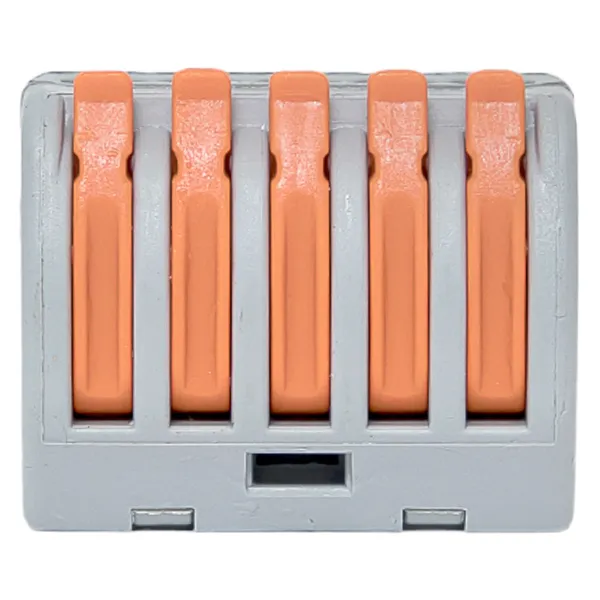 Клемма СМК 222-415 с рычагом 5 отверстий блистер (20 шт.) EKF PROxima