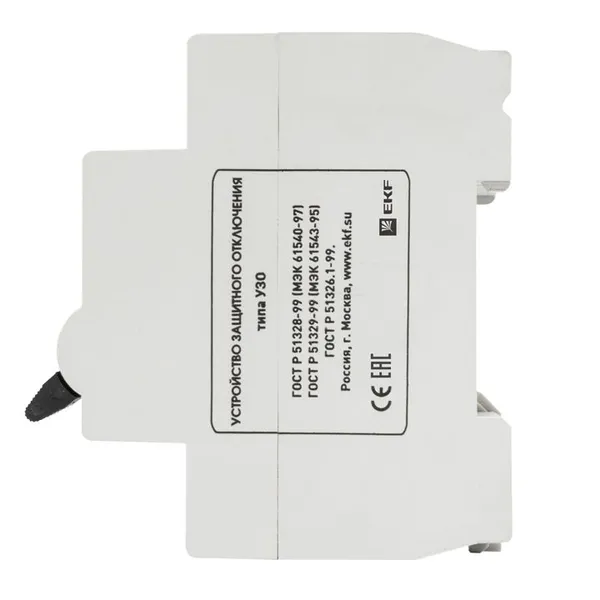 Устройство защитного отключения УЗО 4P 16А/30мА (электронное) EKF