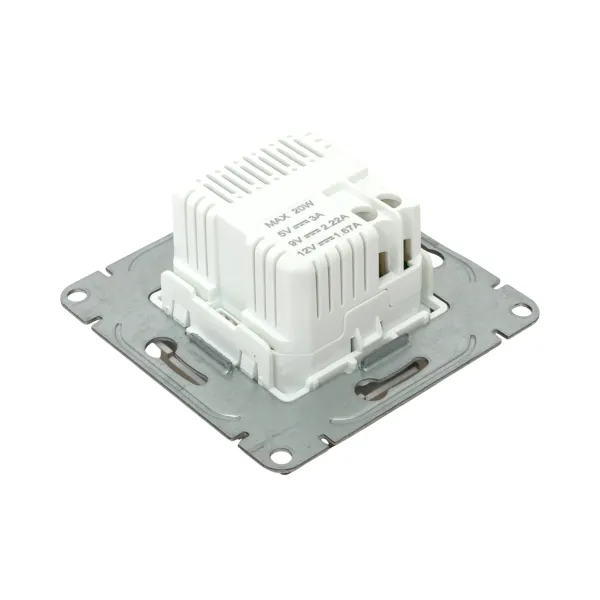 Механизм розетки USB-C - 2шт, шампань Эпика EKF