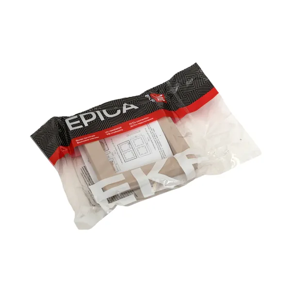 1 - местная рамка, кремовая, пластик Эпика EKF