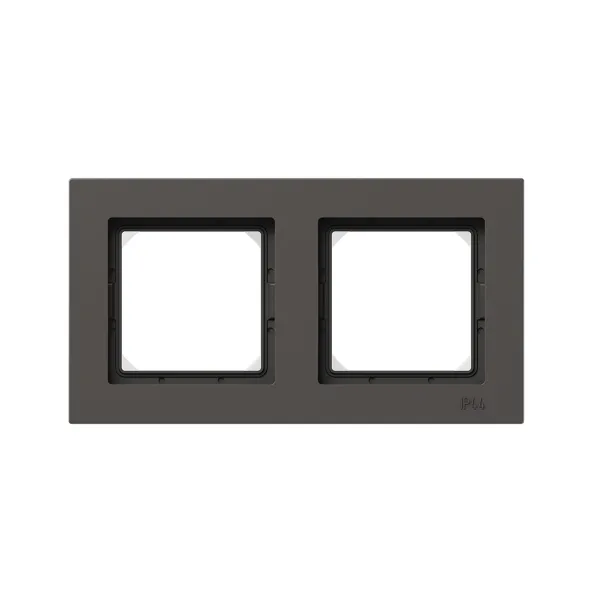 2 - местная рамка, IP44, мокко, пластик Эпика EKF