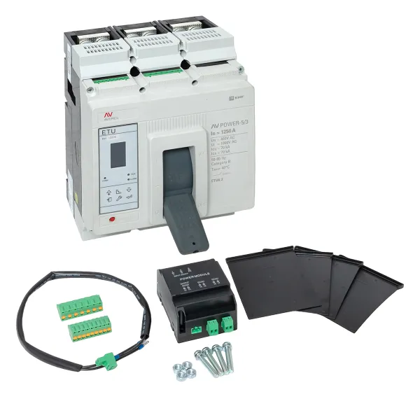 Автоматический выключатель AV POWER-5/3 1250А 70kA ETU6.2 EKF AVERES