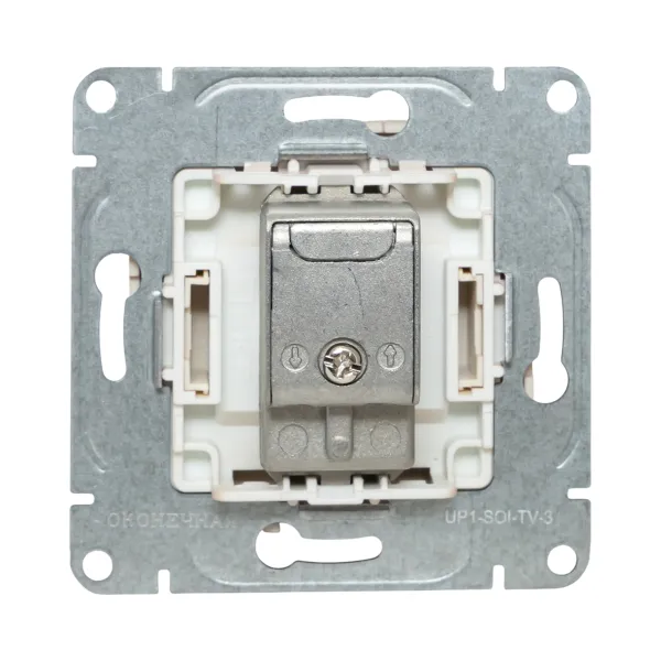 Механизм розетки TV, оконечная, кремовый Эпика EKF