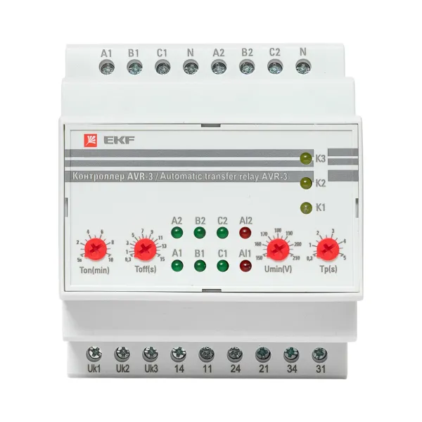 Контроллер АВР на 2 ввода с секционированием AVR-3 EKF
