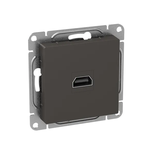 Механизм розетки HDMI, мокко Эпика EKF