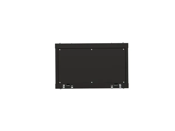 Шкаф настенный 19" TERACOM PRO 6U 600х450 мм дверь стеклянная с замком-ручкой чёрный