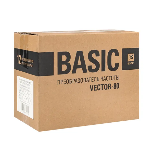Преобразователь частоты 5,5 кВт 3x400В VECTOR-80 EKF Basic