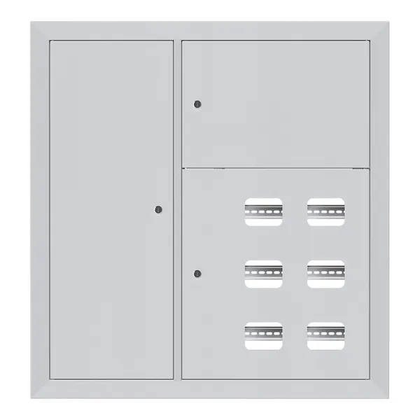 Щит этажный 6 кв. со слаботочным отсеком слева (1000х950х150) EKF Basic