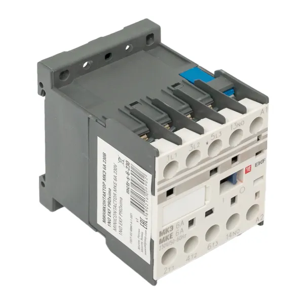 Миниконтактор МКЭ 6А 230В 1NO EKF PROxima