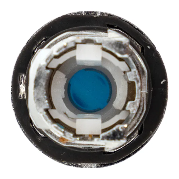 Исполнительный механизм переключателя ХB4 синий на 2 положения возвратный без фиксации, с подсветкой с короткой ручкой IP65 EKF