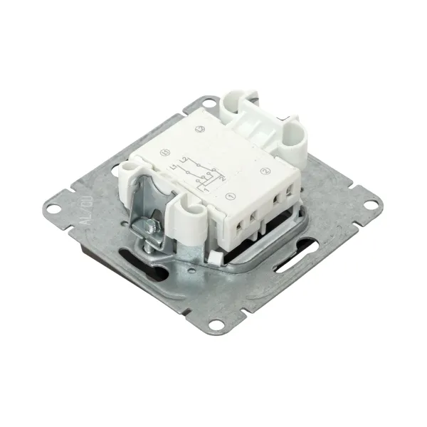 Механизм выключателя, одноклавишный, перекрёстный, мокко Эпика EKF