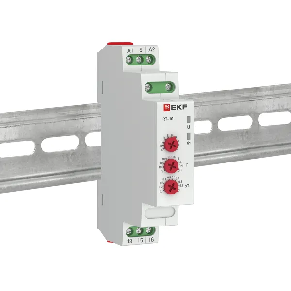 Реле времени (10 устанавл. функц.) RT-10 EKF PROxima