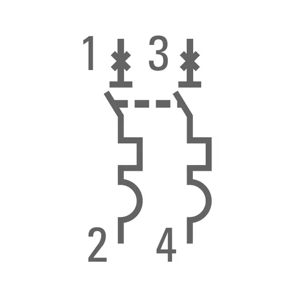 Автоматический выключатель 2P 3А (C) 4,5kA ВА 47-63 EKF PROxima