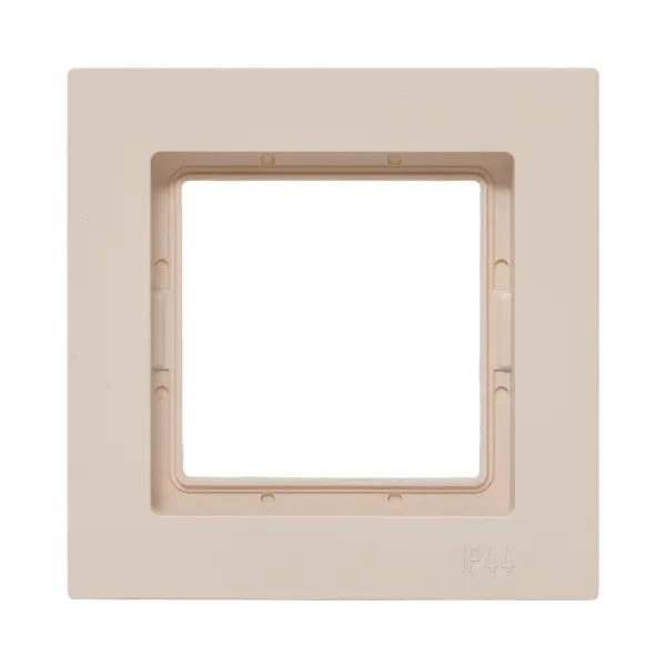 1 - местная рамка, IP44, кремовая, пластик Эпика EKF