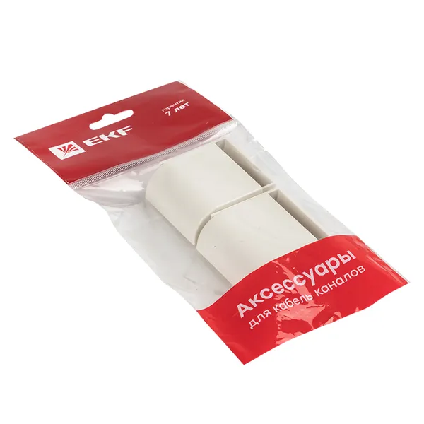Заглушка (40х16) (4 шт) белая EKF-Plast