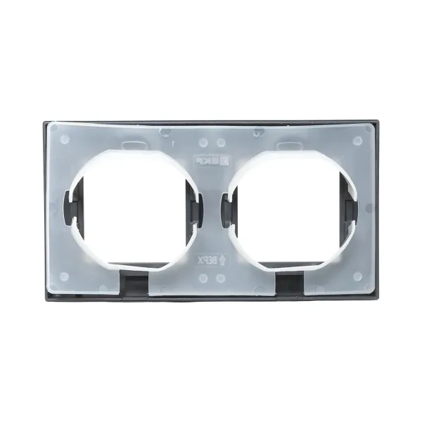 2 - местная рамка, IP44, графит, пластик Эпика EKF